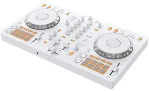 Pioneer DJ DDJ-FLX4-W | 2-Channel - White | rekordbox, Serato & djay DJ Controller with Smart Mixing