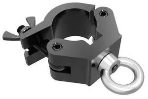 Global Truss X-PRO EYE CLAMP/M12 BLK | Heavy-Duty Black Clamp with M12 Eye Nut for 4851mm Tubing