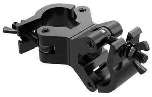 Global Truss X-PRO Swivel Clamp BLK | Heavy-Duty 360° Truss Clamp, 1650lb Load Capacity