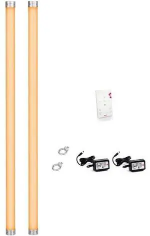 Ape Labs Neon Set of 2 | IP65 70W RGBaW 180 Degree Battery Tube Lights