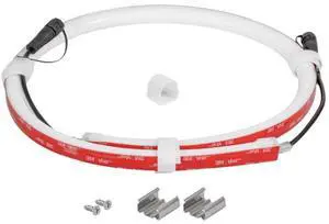 Ape Labs NeonStripe 2 | 1.64ft IP65 RGBaW LED COB Strip, Cuttable with Pig Tails, Install Hardware Included (ID: 100306)
