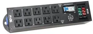 ProX X-PCNORA BOX | 10-Way Power Distribution Box with Powerkon to Edison Compatibility ProX X-PCNORA BOX | 10-Way Power Distribution Box with Powerkon to Edison Compatibility