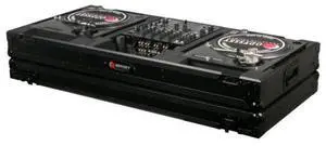 Odyssey FZBM12WBL | Black 12 Mixer & Two Turntables Flight Coffin Case Odyssey FZBM12WBL | Black 12 Mixer & Two Turntables Flight Coffin Case