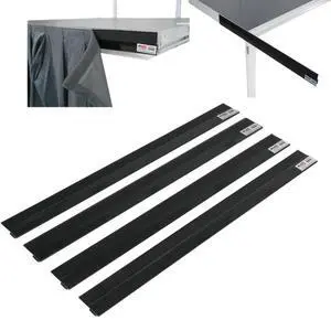 ProX XSQ-SKIRTHOOKX4 | 2ft Skirt Hook Bars | 4 Pack for Stage Skirting ProX XSQ-SKIRTHOOKX4 | 2ft Skirt Hook Bars | 4 Pack for Stage Skirting