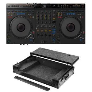 Piopneer DJ DDJ-GRV6 with Odyssey Case | 4-Channel rekordbox and Serato DJ Controller | Wheeled Case with Laptop Platform Piopneer DJ DDJ-GRV6 with Odyssey Case | 4-Channel rekordbox and Serato DJ Controller | Wheeled Case with Laptop Platform