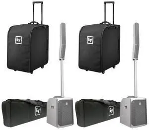 Electro-Voice Evolve 50W Package (2x Speaker Systems w/ Rolling Bags) Electro-Voice Evolve 50W Package (2x Speaker Systems w/ Rolling Bags)
