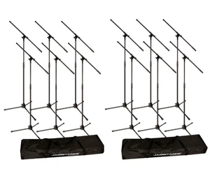 Ultimate Support JS-MCFB6PK Package | 2x 6-Pack Mic Stand Kits | 12 Boom Stands with Carry Bags Ultimate Support JS-MCFB6PK Package | 2x 6-Pack Mic Stand Kits | 12 Boom Stands with Carry Bags