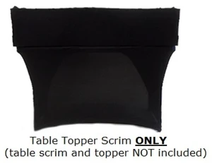 Scrim King TTP401-RS-B | Replacement Scrim for Table Top Facade (Black) Scrim King TTP401-RS-B | Replacement Scrim for Table Top Facade (Black)
