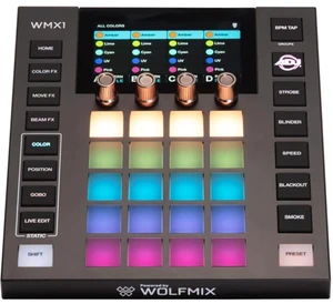 American DJ WMX1 MK3 | 4.3in Touchscreen - 4 DMX Universes | Standalone Lighting Controller with Built-In FX American DJ WMX1 MK3 | 4.3in Touchscreen - 4 DMX Universes | Standalone Lighting Controller with Built-In FX