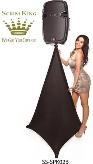 Scrim-King SS-SPK02-B Double Speaker Stand Scrim