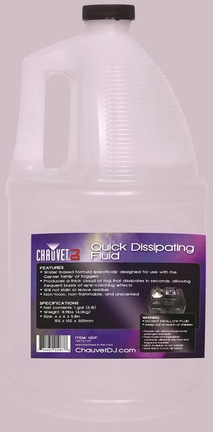 Chauvet QDF Fog Fluid Gallon (Quick Dissipating)