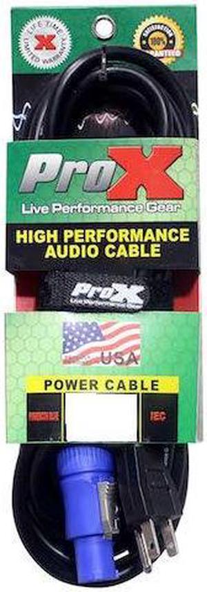 ProX XC-PWCE14-25  (25ft PowerCON Blue to Edison Cable)