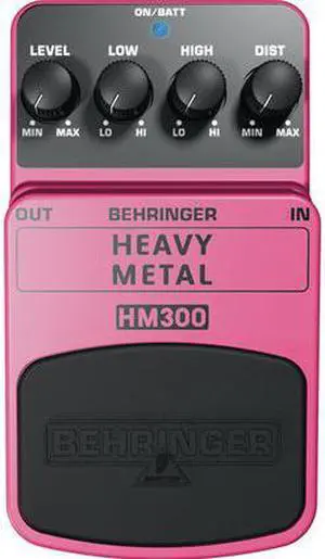 Behringer HM300 - Heavy Metal Distortion Effects Pedal