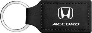 Honda Accord Rectangular Black Leatherette Key Chain Honda Accord Rectangular Black Leatherette Key Chain