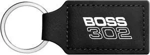Ford Mustang Boss 302 Rectangular Black Leatherette Key Chain