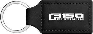 Ford F150 Platinum Rectangular Black Leatherette Key Chain