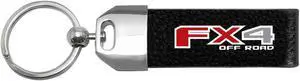 Ford F150 FX4 Off Road Large Genuine Black Leather Loop Strap Key Chain