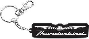 Ford Thunderbird Laser Engraved UV Full-Color Acrylic Charm Key Chain