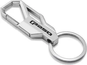 Ford F-250 Silver Carabiner-style Snap Hook Metal Key Chain
