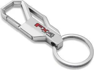 Ford F-150 FX4 Off Road Silver Carabiner-style Snap Hook Metal Key Chain
