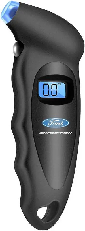 Ford Expedition Black Digital Tire Pressure Gauge with LED-Backlit LCD Display
