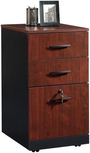 Sauder Via 3 Drawer File Cabinet in Classic Cherry