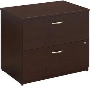 Bush Business Series C 36W 2Dwr Lateral File in Mocha Cherry