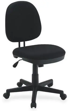 Lorell Task Chair 19"x24-1/2"x35-3/4 to 40" Black 84870