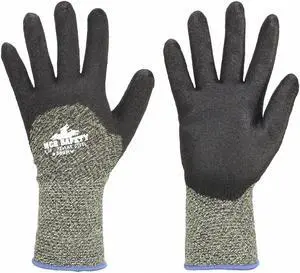 Mcr Safety Cut-Resistant Gloves Black/Green 13 Gauge  9389PVXXL