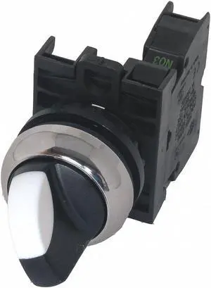 EATON M22M-WRK-K10 Non-Illum Selector Switch,Knob,Al,4A