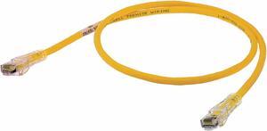 HUBBELL PREMISE WIRING HC6Y07 Ethernet Cable,Cat 6,Yellow,7 ft.