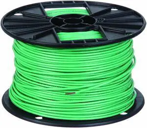 SOUTHWIRE 27036301 Building Wire,TFFN,16/8,Green,500 ft.