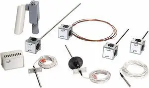 JOHNSON CONTROLS TE-6310F-1 Temperature Sensor, Nickel 1k ohm, Flush Mount