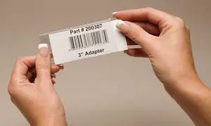 TRI-DEX TR-1300 Label Holder,Snap-In,1x3 In,PK25