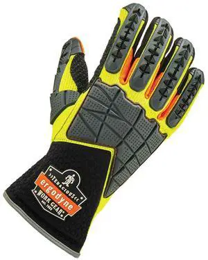 925F(x) 2XL Lime Standard Dorsal Impact-Reducing Gloves