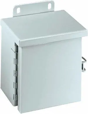 WIEGMANN RHC121206 Padlockable Hasp Electrical Enclosures, 12 in H, 6 in D, 12