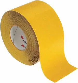 3M 530-2X60 Anti-Slip Tape Mineral 60 Grit Size, Yellow, 2" W x 60 ft. L, 0.036