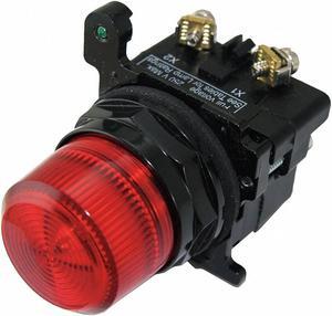 EATON 10250T197HLRP2A Cutler-Hammer Pilot Light,LED,120VAC,Red