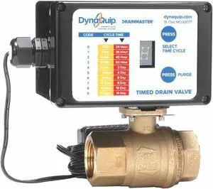 DYNAQUIP CONTROLS AD2A 1 Auto Drain Valve,115V,1 In.