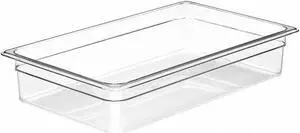 Cambro 20-7/8" x 12-3/4" x 4" 13.7 Qt. Polycarbonate Food Pan CA14CW135