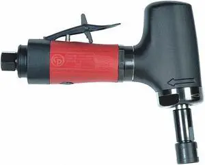 Rear Exhaust Angle Air Die Grinder, 1/4" Collet, 20, 000 rpm Free Speed, 0.54 HP