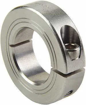 RULAND CL-8-ST Shaft Collar,Clamp,1Pc,1/2 In,316 SS