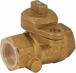 JOMAR VALVE 240-004B 3/4" FNPT Brass Gas Ball Valve Inline