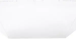 MSA SAFETY 10115855 V-Gard Visor, Propionate, Clear, Molded, (8"x17"x.098")