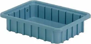 LEWISBINS DC1025 Blue Polyethylene, Divider Box, Blue, 10 3/4 in L, 2 1/2 in H