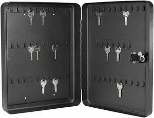 Barska Key Cabinet, Wall Mount, 60 Keys Matte Steel AX11822 Barska Key Cabinet, Wall Mount, 60 Keys Matte Steel AX11822