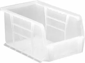 QUANTUM STORAGE SYSTEMS QUS221CL Hang & Stack Storage Bin, Polypropylene,