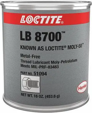 Anti-Seize,Molybdenum,16 oz Can LB 8700(TM) Moly-50(TM) LOCTITE 234246