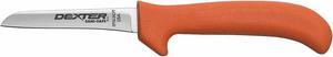 DEXTER RUSSELL 11393 Deboning/Utility Knife,Orange,3-3/4 In.