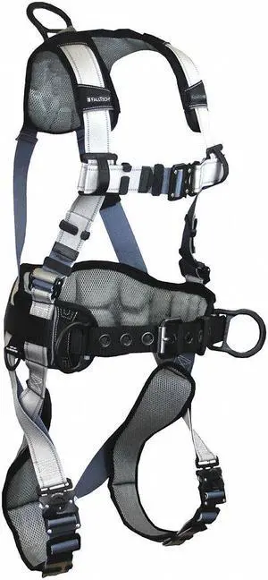FALLTECH 7089BQL FlowTech LTE Full Body Harness, L, 425 lb., Quick-Connect